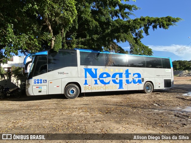 Neqta Transportes 1445 2058 na cidade de Tibau do Sul, Rio Grande do Norte, Brasil, por Alison Diego Dias da Silva. Número da foto: #10083448.