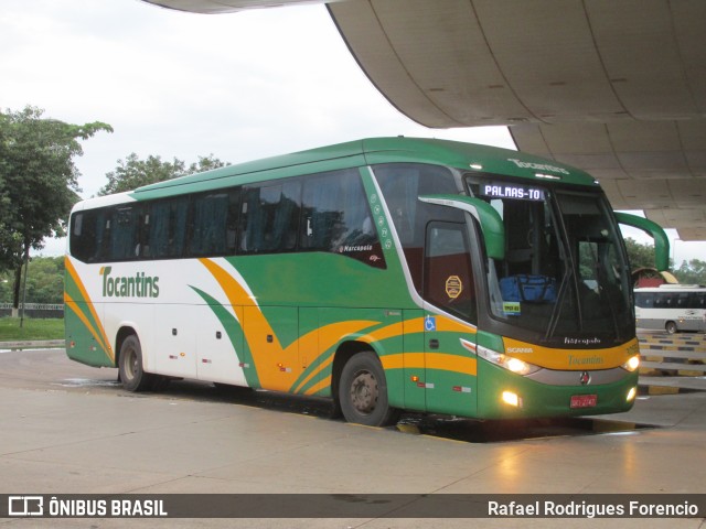 Tocantins Transportes e Turismo 3055 na cidade de Palmas, Tocantins, Brasil, por Rafael Rodrigues Forencio. ID da foto: 10082899.