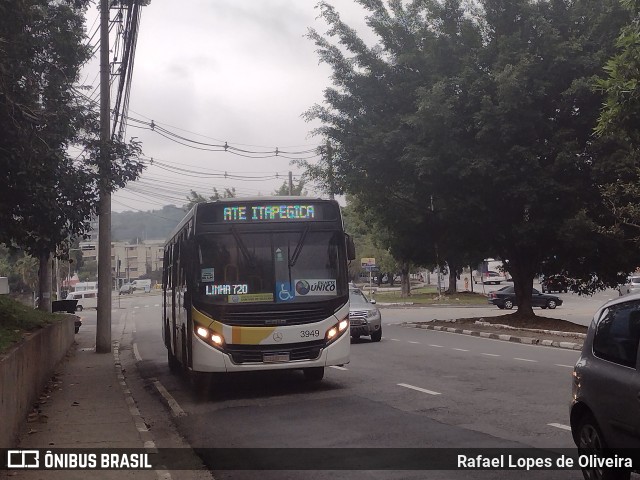 Viação Campo dos Ouros 3949 na cidade de Guarulhos, São Paulo, Brasil, por Rafael Lopes de Oliveira. Número da foto: #10085857.
