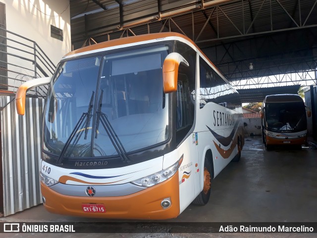 Viação Sertaneja 410 na cidade de Unaí, Minas Gerais, Brasil, por Adão Raimundo Marcelino. Número da foto: #10087193.