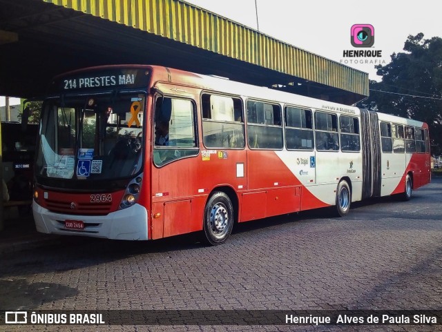 Itajaí Transportes Coletivos 2964 na cidade de Campinas, São Paulo, Brasil, por Henrique Alves de Paula Silva. ID da foto: 10085373.