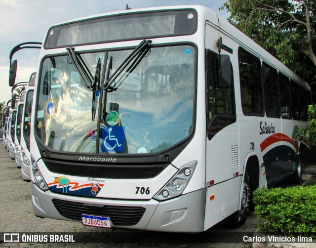 Auto Viação Salineira 706 na cidade de Cabo Frio, Rio de Janeiro, Brasil, por Carlos Vinícios lima. ID da foto: 10085055.