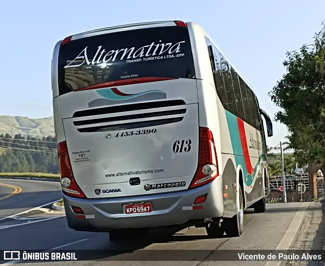 Alternativa Transportadora Turística 613 na cidade de Aparecida, São Paulo, Brasil, por Vicente de Paulo Alves. ID da foto: 10085568.