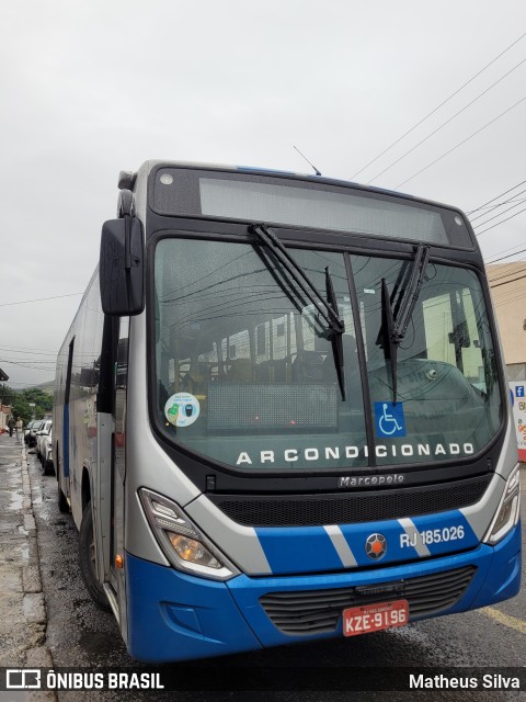 Viação Mauá RJ 185.026 na cidade de Rio de Janeiro, Rio de Janeiro, Brasil, por Matheus Silva. Número da foto: #10085417.