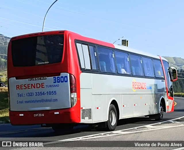 Resende Turismo 3800 na cidade de Aparecida, São Paulo, Brasil, por Vicente de Paulo Alves. ID da foto: 10085604.