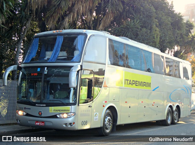 Viação Itapemirim 008 na cidade de Curitiba, Paraná, Brasil, por Guilherme Neudorff. Número da foto: #10087131.