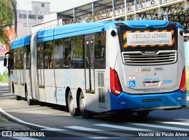 BRT Sorocaba Concessionária de Serviços Públicos SPE S/A 3209 na cidade de Sorocaba, São Paulo, Brasil, por Vicente de Paulo Alves. ID da foto: 10084900.