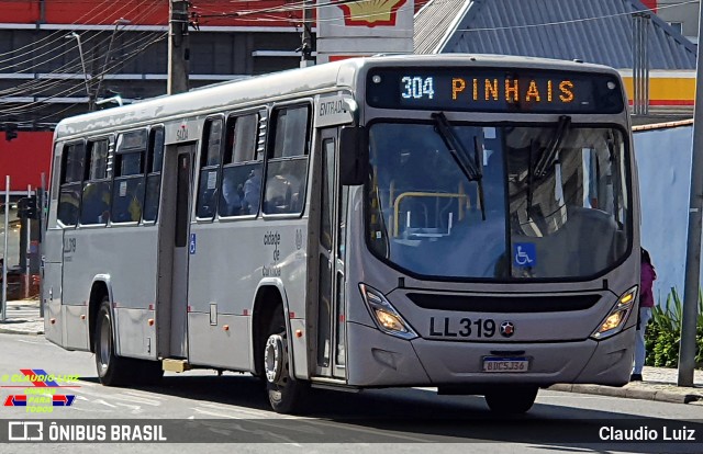 Araucária Transportes Coletivos LL319 na cidade de Curitiba, Paraná, Brasil, por Claudio Luiz. ID da foto: 10087474.