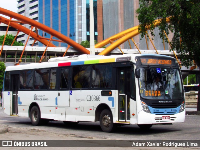 Transportes Futuro C30366 na cidade de Rio de Janeiro, Rio de Janeiro, Brasil, por Adam Xavier Rodrigues Lima. Número da foto: #10086062.