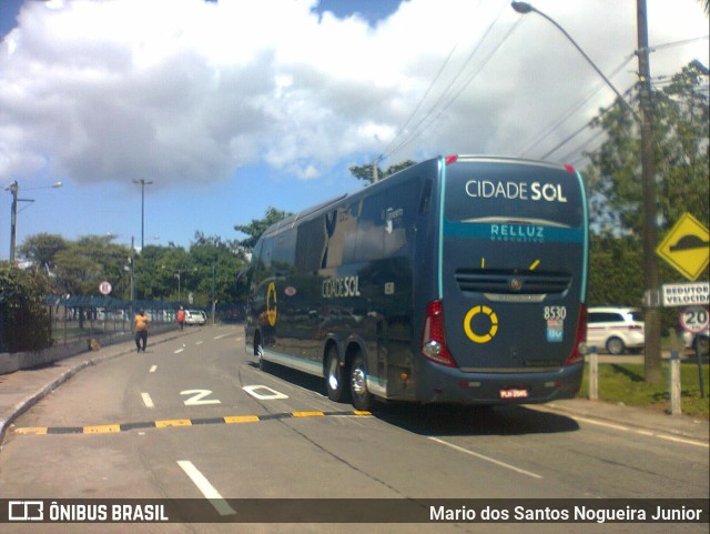 Viação Cidade Sol 8530 na cidade de Salvador, Bahia, Brasil, por Mario dos Santos Nogueira Junior. Número da foto: #10085305.