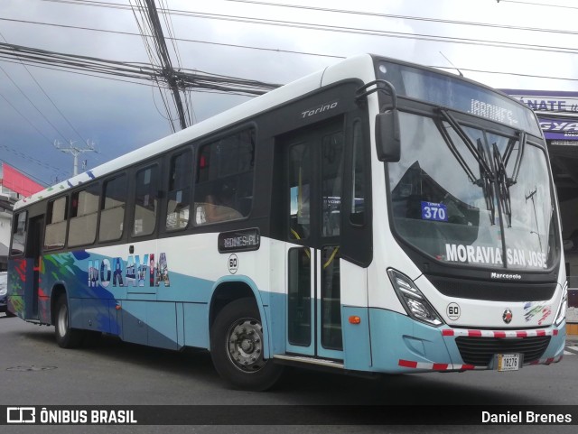 AMSA - Autotransportes Moravia 60 na cidade de San Vicente, Moravia, San José, Costa Rica, por Daniel Brenes. ID da foto: 10086321.