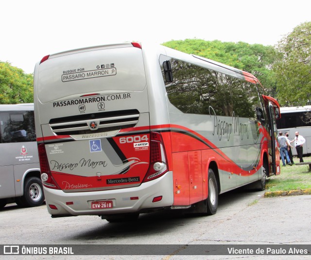 Empresa de Ônibus Pássaro Marron 6004 na cidade de São Paulo, São Paulo, Brasil, por Vicente de Paulo Alves. ID da foto: 10084959.