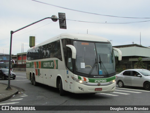 Empresa Gontijo de Transportes 21290 na cidade de Belo Horizonte, Minas Gerais, Brasil, por Douglas Célio Brandao. ID da foto: 10086012.