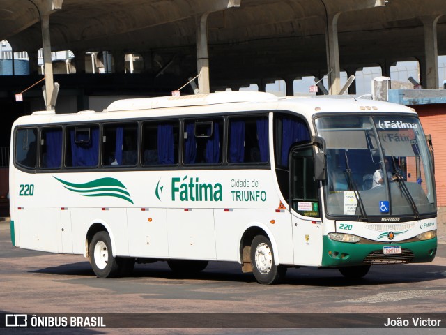 Fátima Transportes e Turismo 220 na cidade de Porto Alegre, Rio Grande do Sul, Brasil, por João Victor. ID da foto: 10089998.