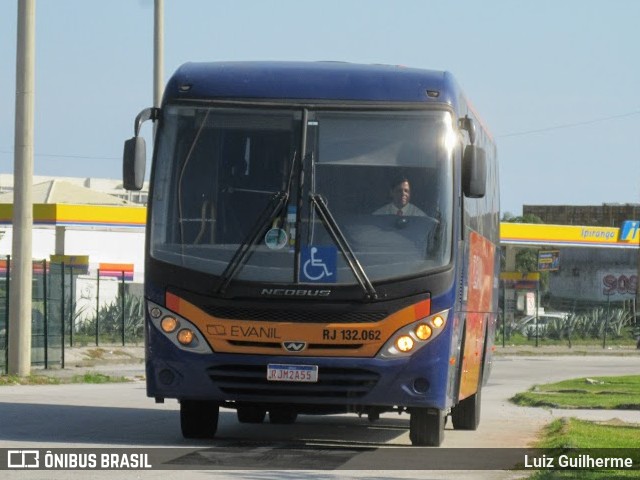 Evanil Transportes e Turismo RJ 132.062 na cidade de Rio de Janeiro, Rio de Janeiro, Brasil, por Luiz Guilherme. Número da foto: #10089591.