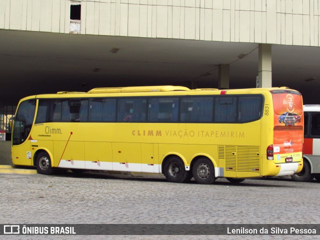 Viação Itapemirim 8831 na cidade de Caruaru, Pernambuco, Brasil, por Lenilson da Silva Pessoa. ID da foto: 10089617.