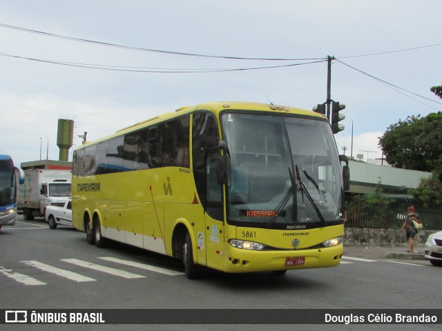 Viação Itapemirim 5861 na cidade de Belo Horizonte, Minas Gerais, Brasil, por Douglas Célio Brandao. Número da foto: #10089808.