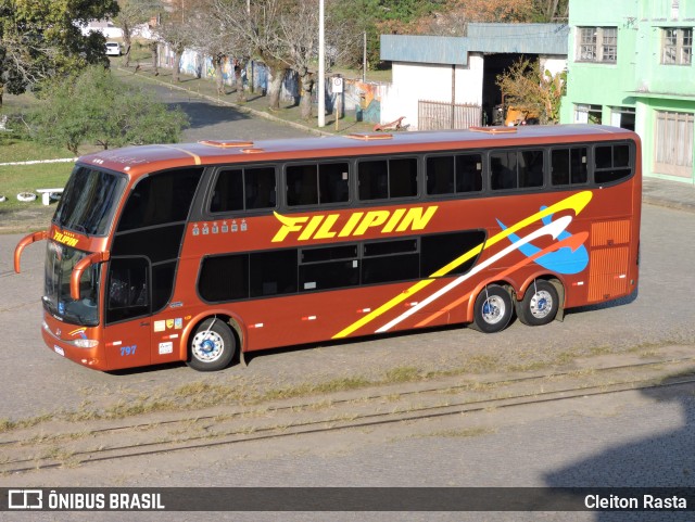 Filipin Transportes e Turismo 797 na cidade de Santana do Livramento, Rio Grande do Sul, Brasil, por Cleiton Rasta. ID da foto: 10088099.