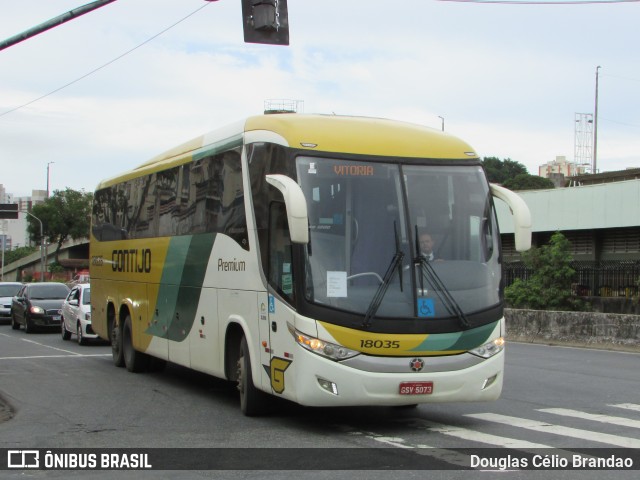 Empresa Gontijo de Transportes 18035 na cidade de Belo Horizonte, Minas Gerais, Brasil, por Douglas Célio Brandao. ID da foto: 10089724.