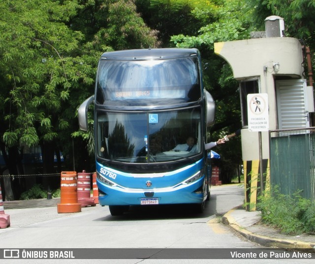 Viação Águia Branca 50760 na cidade de São Paulo, São Paulo, Brasil, por Vicente de Paulo Alves. Número da foto: #10088850.