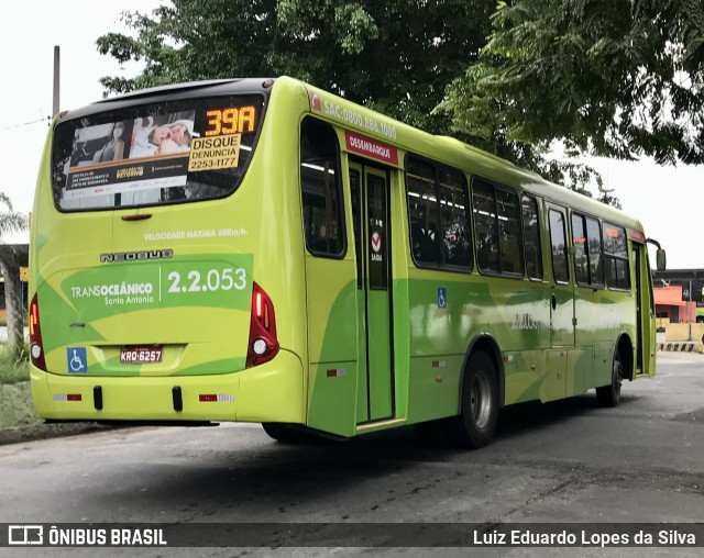 Santo Antônio Transportes Niterói 2.2.053 na cidade de Niterói, Rio de Janeiro, Brasil, por Luiz Eduardo Lopes da Silva. ID da foto: 10088434.