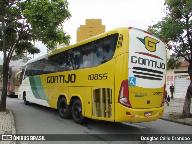 Empresa Gontijo de Transportes 18855 na cidade de Belo Horizonte, Minas Gerais, Brasil, por Douglas Célio Brandao. ID da foto: 10089801.