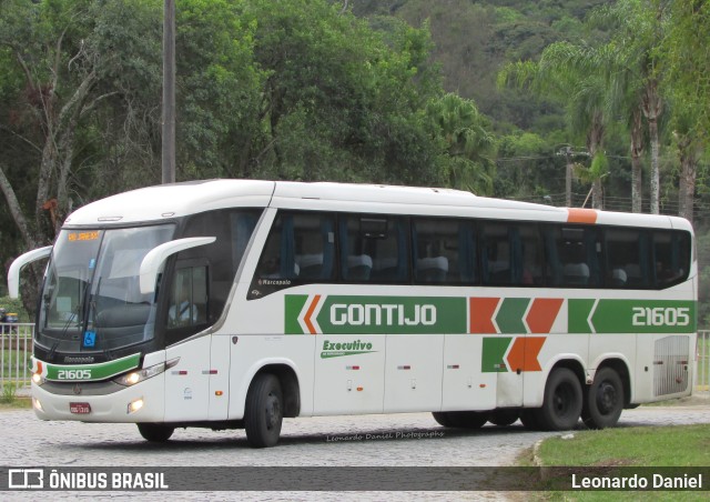 Empresa Gontijo de Transportes 21605 na cidade de Juiz de Fora, Minas Gerais, Brasil, por Leonardo Daniel. Número da foto: #10088536.