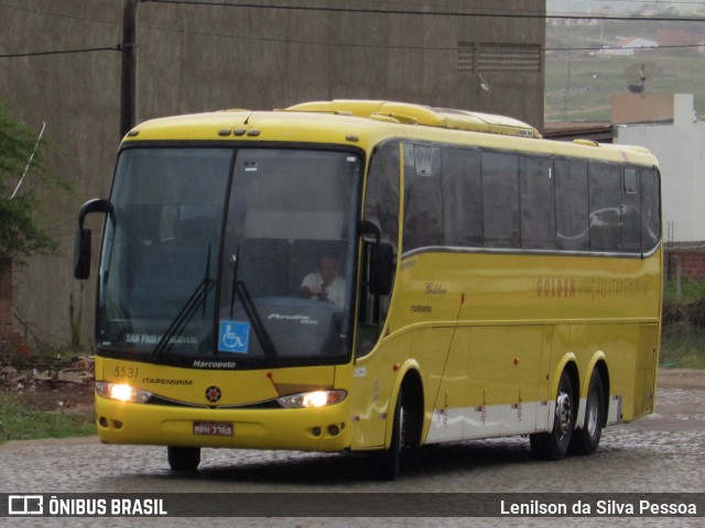 Viação Itapemirim 5531 na cidade de Caruaru, Pernambuco, Brasil, por Lenilson da Silva Pessoa. ID da foto: 10089761.