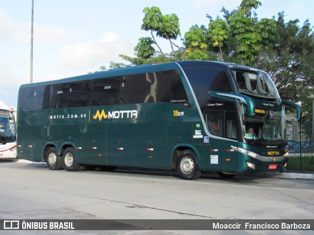 Viação Motta 18019 na cidade de São Paulo, São Paulo, Brasil, por Moaccir  Francisco Barboza. Número da foto: #10088444.