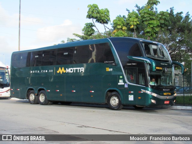 Viação Motta 18019 na cidade de São Paulo, São Paulo, Brasil, por Moaccir  Francisco Barboza. ID da foto: 10088444.