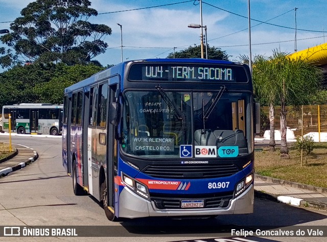 Next Mobilidade - ABC Sistema de Transporte 80.907 na cidade de São Paulo, São Paulo, Brasil, por Felipe Goncalves do Vale. Número da foto: #10091034.