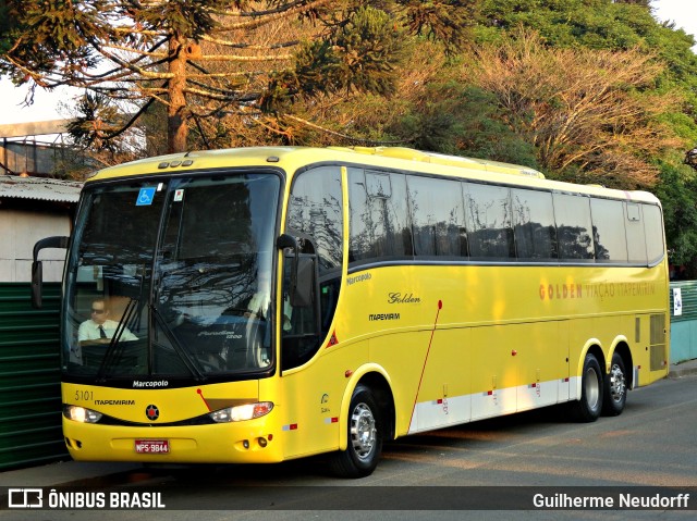 Viação Itapemirim 5101 na cidade de Curitiba, Paraná, Brasil, por Guilherme Neudorff. ID da foto: 10091526.