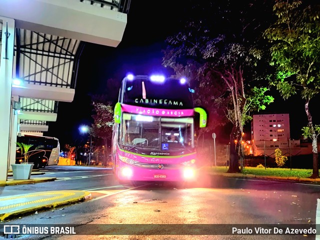 Viação Garcia 8735 na cidade de Franca, São Paulo, Brasil, por Paulo Vitor De Azevedo. ID da foto: 10091691.