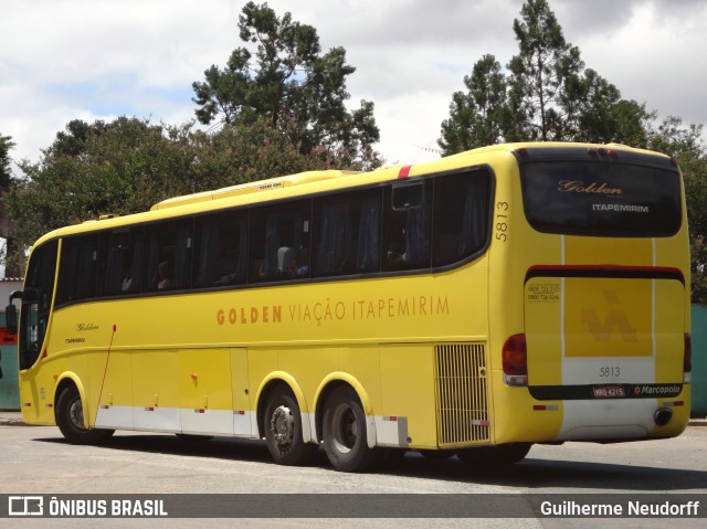 Viação Itapemirim 5813 na cidade de Curitiba, Paraná, Brasil, por Guilherme Neudorff. ID da foto: 10091583.