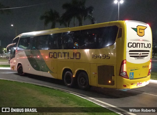 Empresa Gontijo de Transportes 19495 na cidade de Vitória, Espírito Santo, Brasil, por Wilton Roberto. ID da foto: 10091372.