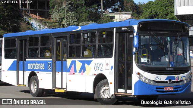 Auto Ônibus Moratense 692 na cidade de Francisco Morato, São Paulo, Brasil, por Busologia Gabrielística. ID da foto: 10092180.