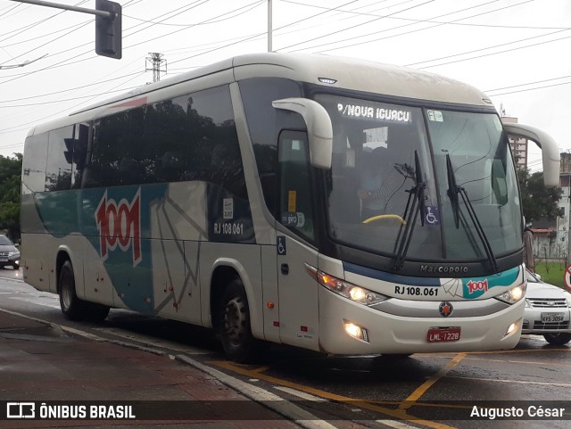 Auto Viação 1001 RJ 108.061 na cidade de Nova Iguaçu, Rio de Janeiro, Brasil, por Augusto César. Número da foto: #10090880.