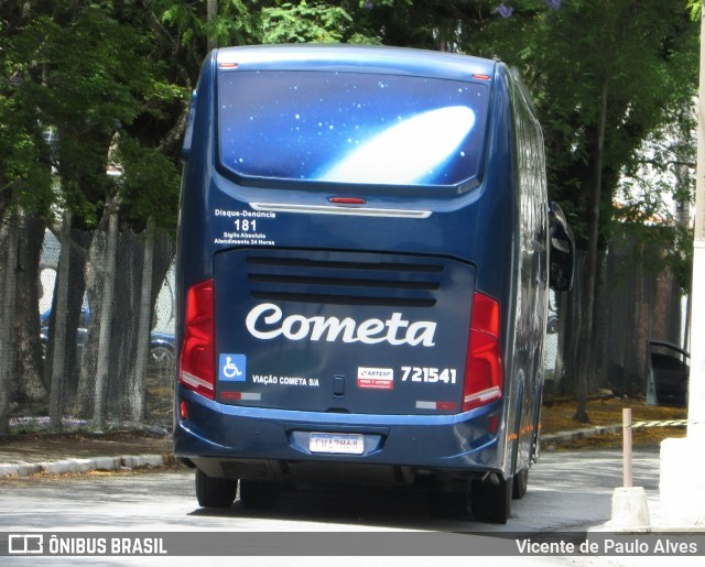 Viação Cometa 721541 na cidade de São Paulo, São Paulo, Brasil, por Vicente de Paulo Alves. Número da foto: #10092152.