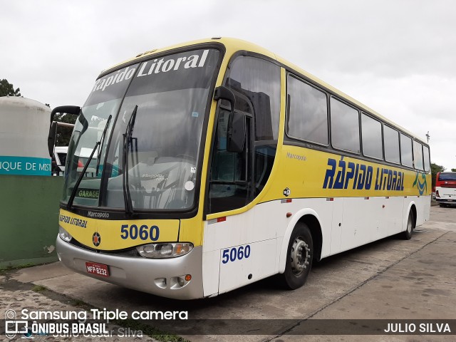 Rápido Litoral Fretamento e Turismo 5060 na cidade de São Bernardo do Campo, São Paulo, Brasil, por JULIO SILVA. ID da foto: 10092242.