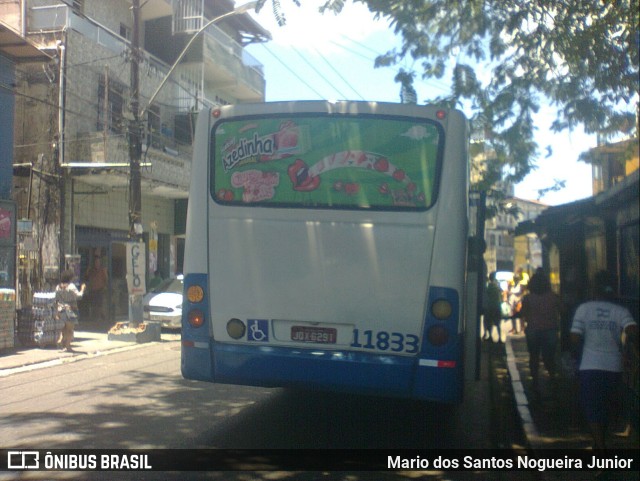 Concessionária Salvador Norte - CSN Transportes 11833 na cidade de Salvador, Bahia, Brasil, por Mario dos Santos Nogueira Junior. ID da foto: 10091364.