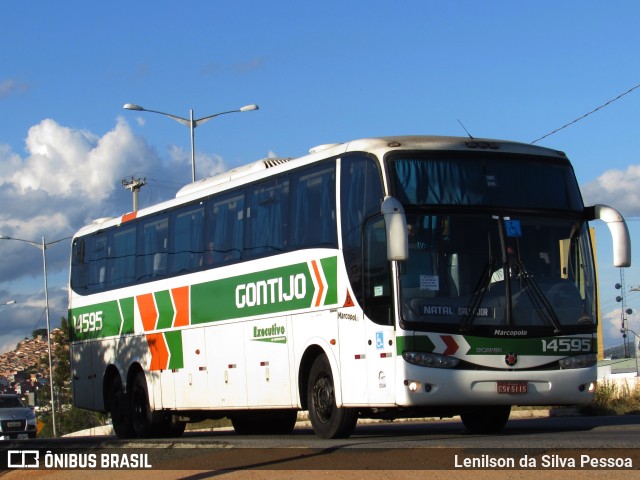Empresa Gontijo de Transportes 14595 na cidade de Caruaru, Pernambuco, Brasil, por Lenilson da Silva Pessoa. Número da foto: #10091179.
