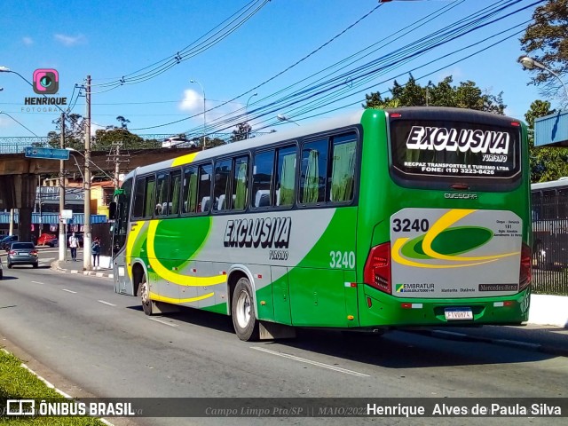 Exclusiva Turismo 3240 na cidade de Campo Limpo Paulista, São Paulo, Brasil, por Henrique Alves de Paula Silva. Número da foto: #10091565.