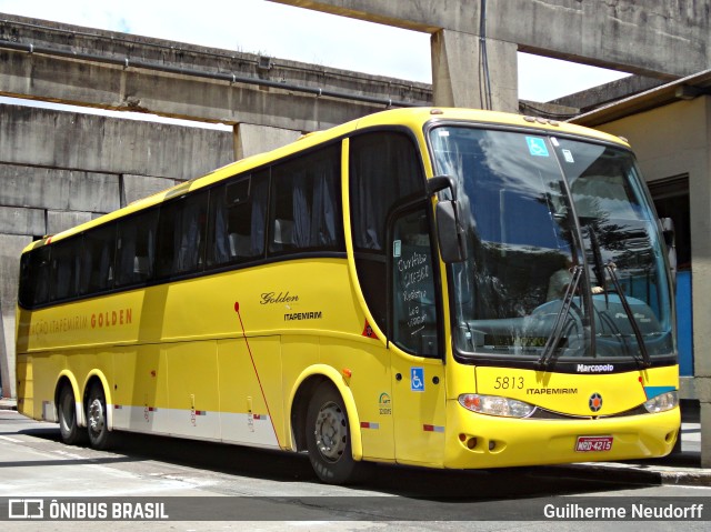 Viação Itapemirim 5813 na cidade de Curitiba, Paraná, Brasil, por Guilherme Neudorff. ID da foto: 10091575.