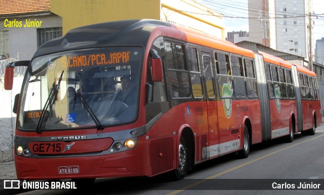 Viação Cidade Sorriso >> Viação Sorriso de Curitiba GE715 na cidade de Curitiba, Paraná, Brasil, por Carlos Júnior. Número da foto: #10091418.