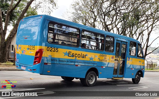 Transporte Acessível Unicarga 0235 na cidade de Curitiba, Paraná, Brasil, por Claudio Luiz. Número da foto: #10092754.