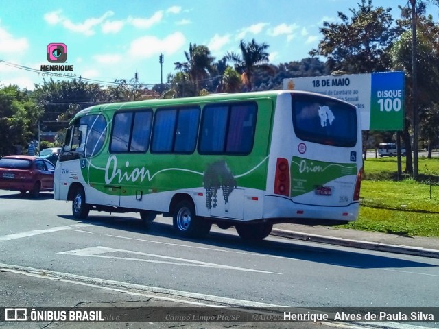 Turismo e Fretamento Orion Transportes 2614 na cidade de Campo Limpo Paulista, São Paulo, Brasil, por Henrique Alves de Paula Silva. ID da foto: 10091571.