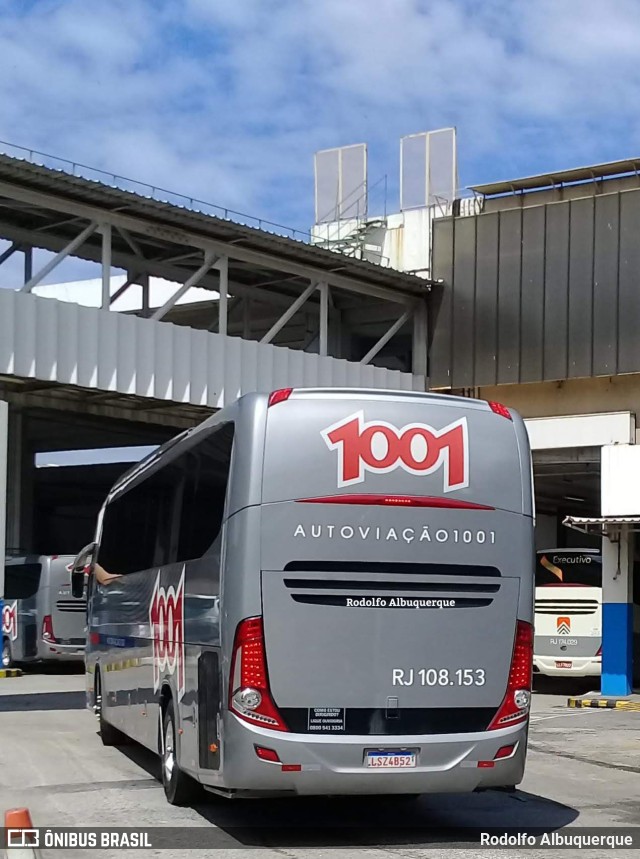 Auto Viação 1001 RJ 108.153 na cidade de Rio de Janeiro, Rio de Janeiro, Brasil, por Rodolfo Albuquerque. Número da foto: #10095257.