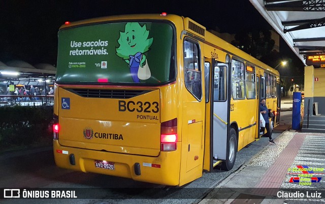 Transporte Coletivo Glória BC323 na cidade de Curitiba, Paraná, Brasil, por Claudio Luiz. Número da foto: #10092870.