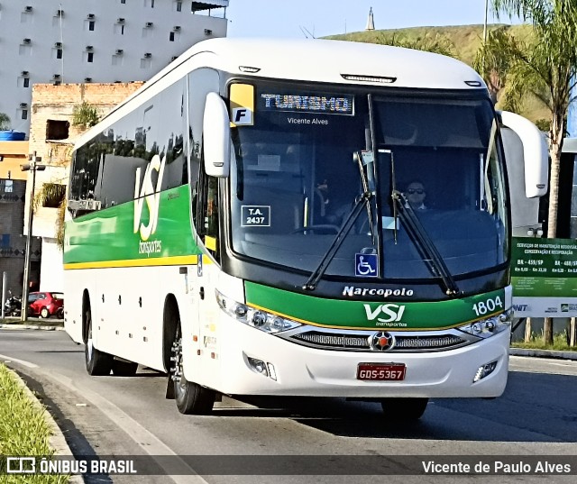 VSI - Viação Santo Ignácio 1804 na cidade de Aparecida, São Paulo, Brasil, por Vicente de Paulo Alves. Número da foto: #10094966.