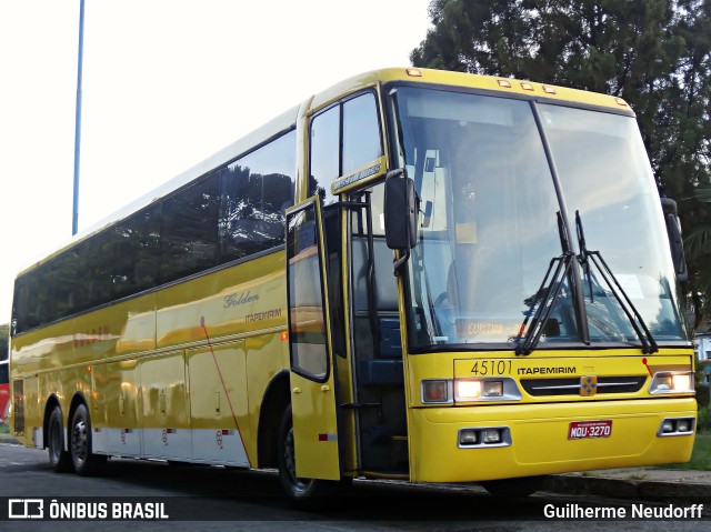 Viação Itapemirim 45101 na cidade de Curitiba, Paraná, Brasil, por Guilherme Neudorff. Número da foto: #10093883.